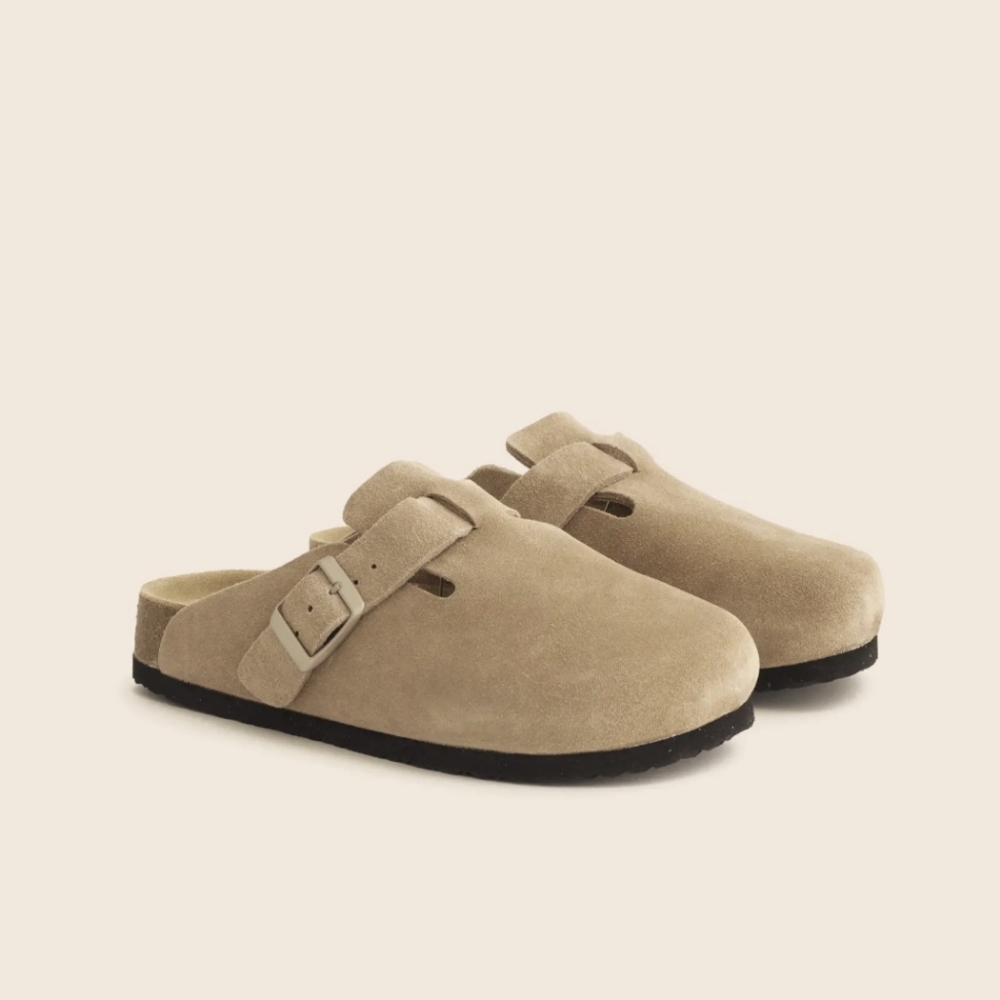 Suede Clog Mule